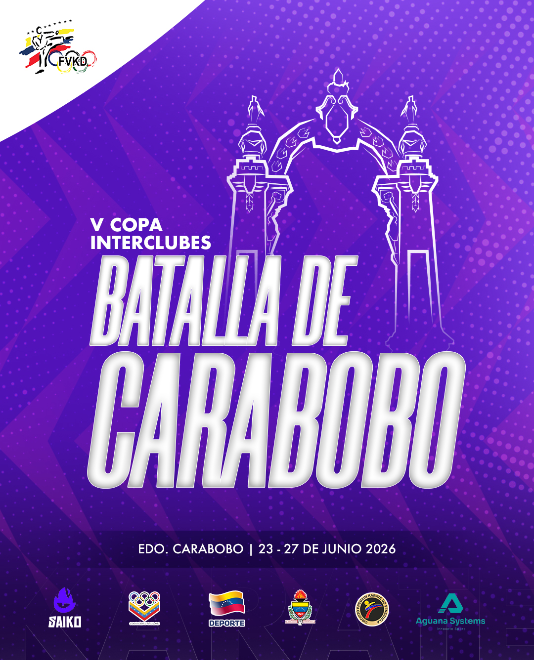 Flyer V Copa Batalla de Carabobo